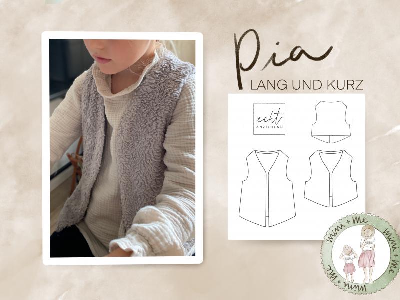 Weste Pia (lang+kurz)