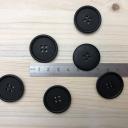 Bio Knopf 4 Loch Schwarz