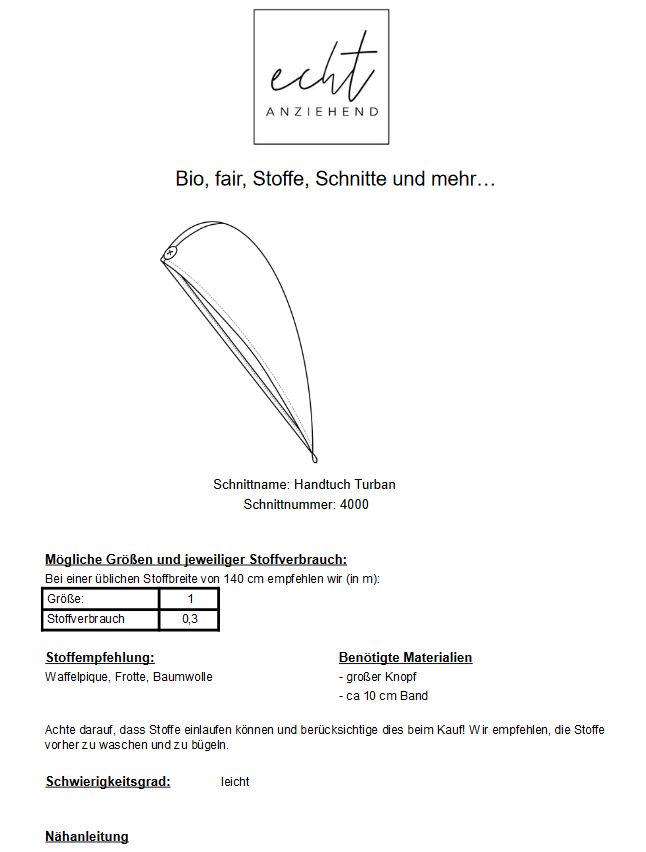 Tina Turban Haarhandtuch