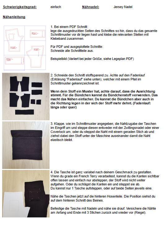 7504 gemütliche Hose Hans