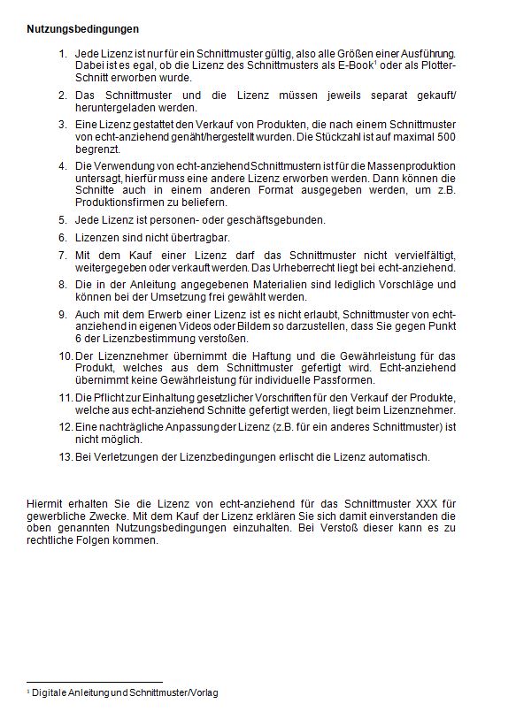 Elise Mini-Me Lizenz