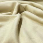 Bio Fleece Baumwolle rauch gelb