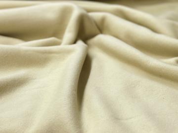 Bio Fleece Baumwolle rauch gelb