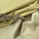 Bio Fleece Baumwolle rauch gelb